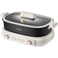 摩动鸳鸯电火锅四宫格家用电热火锅电煮锅双区独立控温MD-FT01S