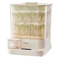 摩动豆芽机家用全自动喷淋智能发芽豆牙盆神器自制小型豆芽机MD-DY01