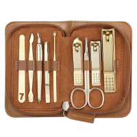 777指甲刀套装九件套大号三七斜口指甲钳修甲工具NTS-8001G
