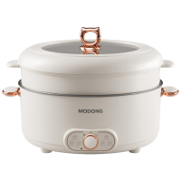 摩动电火锅家用电煮锅8升大容量双味左右分区电炒锅MD-HGE80-L