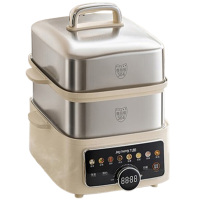 九阳电蒸锅12L多功能电蒸箱不锈钢电蒸笼蒸汽锅DZ120HG-GZ995