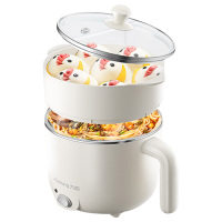 九阳电煮锅1.5L小电锅电蒸锅小火锅多功能锅F-15Z605B