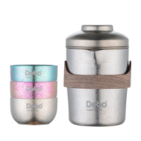 德铂茶壶套装四件套便携手提包一壶三杯DEP-DS416