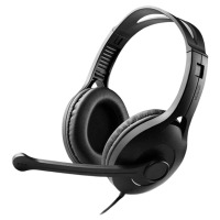 漫步者蓝牙耳机黑色在线教育听力对话耳麦经典头戴式电脑耳麦K800