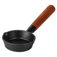 美厨平底锅10cm油泼面热油小锅无涂层迷你泼油锅MCJ5854