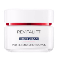 欧莱雅晚霜复颜晚霜a醇抗皱补水保湿面霜护肤品50ml