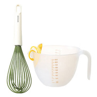美厨量杯打蛋器过滤蛋液碗搅拌碗带滤网带刻度2件套MCB5519