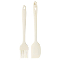 美厨烘焙2件套硅胶油刷刮刀油刷烧烤辅食工具MCPJ9852