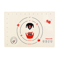 美厨揉面垫50*70cm加厚米色小怪兽配擀面杖MCPJ1182