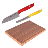 双立人刀具套装3件套彩色刀具砧板套装32874-007-722