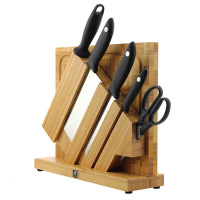 双立人刀具套装7件套福到刀架带砧板32875-007-722