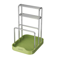 美厨厨房收纳架不锈钢沥水架砧板架锅盖架刀架置物架MCZW9622