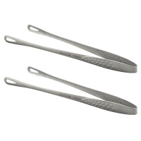 美厨食品夹不锈钢烤肉食物夹烧烤夹蛋糕面包夹MCCU8471