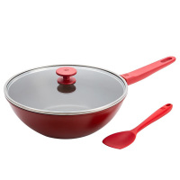 双立人炒锅28cm平底不粘煎炒锅含硅胶铲65520-280-922