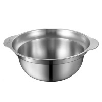 美厨双耳盆304不锈钢洗菜盆和面盆打蛋盆加厚MCWA4787