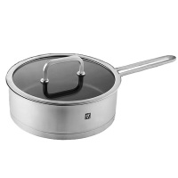 双立人煎锅24cm双层加厚不锈钢双耳锅66217-240-922