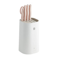 双立人刀具套装6件套厨房刀具除菌刀筷架粉红色1027189