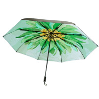 蕉下防晒伞双层密织隔热降温三折黑胶防晒伞BM63024(颜色随机)