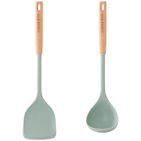 康巴赫硅胶铲勺不伤锅耐高温铲子汤勺两件套KSC-T02