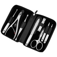 双立人指甲钳套装八件套美甲护手套装爵士黑97103-604GER-0-ZWI