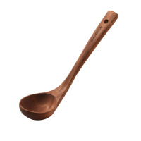 美厨汤勺加厚加长乌檀木汤勺耐高温不伤锅相思木系列MCCU2418