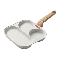 美厨煎锅平底三孔不粘早餐煎锅多功能平底不粘锅MCJ8787