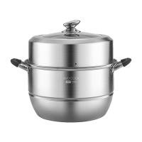 美厨蒸锅26cm加厚二层复底蒸煮两用新主厨系列MCZ2594