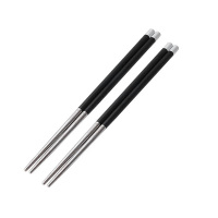 美厨筷子套装纯钛合金筷2双抑菌防滑家用筷子钛餐具MCK4046