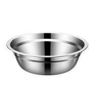 美厨汤盆316L不锈钢20cm加宽加深加厚汤盆MCWA1632