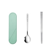 美厨餐具3件套316L不锈钢叉子水果叉套装MCK5138