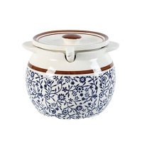 美厨调味罐陶瓷1.4L带盖猪油罐调料盆猪油盆MCX2501