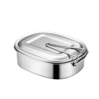 美厨饭盒304不锈钢特大号饭盒餐盒便当盒快餐盒MCFT171