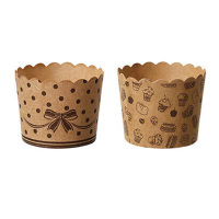 美厨纸杯耐高温蛋糕模具烤箱纸辅食工具100只装MCB0408