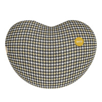 SKG腰部按摩器热敷靠枕靠垫背部放松坐垫暖腰千鸟棕T1系列1代