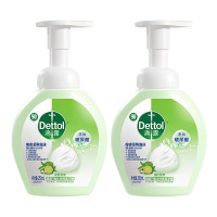 滴露洗手液玻尿酸泡沫儿童宝宝除菌洗手液青柠香型250ml*2瓶