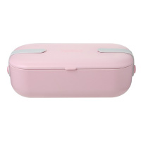 膳魔師电热饭盒900mL智能分隔免注水粉色EHA-4104A-P