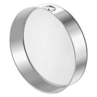 美厨面粉筛304不锈钢20cm单层网筛糖粉筛超细面粉筛子MCPJ466