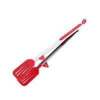 美厨食品夹硅胶加厚加长蛋糕夹面包夹烘焙烧烤夹MCPJ3752