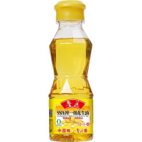 鲁花花生油物理压榨煎炒菜油便携粮油花生油200ml*1瓶