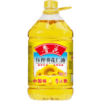 鲁花葵花仁油炒菜烹饪剥壳去皮物理压榨葵花仁油5L*1桶