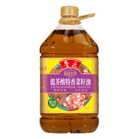 鲁花菜籽油香味系列烹饪炒菜浓香低芥酸特菜籽油5L*1桶
