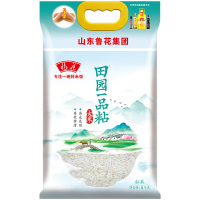 鲁花大米香软Q弹色泽油亮回味甘甜田园一品粘大米5kg*1袋