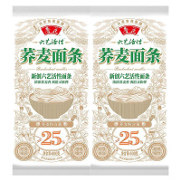 鲁花荞麦面条微发酵代餐健康营养粗粮杂粮挂面600g*2包