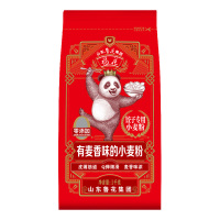 鲁花面粉熊猫系列福花饺子专用麦芯小麦粉劲道专用粉1kg*1袋