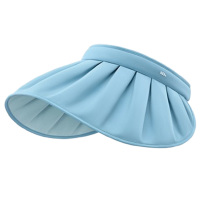 蕉下遮阳帽防紫外线环绕式全脸纭际系列贝壳青空蓝防晒空顶帽