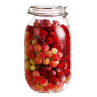 美厨密封罐玻璃储物瓶泡酒泡腊八蒜瓶3000ml*1瓶MCX1046