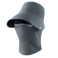 蕉下鸭舌防晒帽女士零触磁吸面罩全防护鸭舌防晒帽AS723(颜色随机)