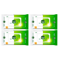 滴露卫生湿巾杀菌除菌儿童湿纸巾家居清洁50片*4包