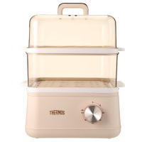 膳魔师电蒸锅12L定时蒸煮锅大容量内置接水盘EHA-4411A