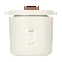 膳魔师电饭煲1L陶瓷电饭锅多功能智能预约白色EHA-4112E